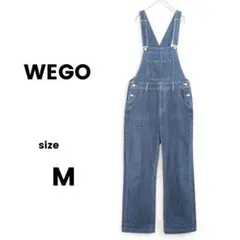 WEGO ウィゴー デニムオーバーオールM【総丈 最大152cm】サロペット