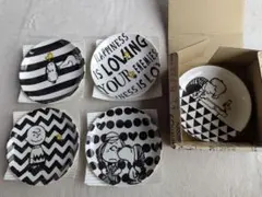 新品 未使用 PEANUTS スヌーピー イラスト 皿 5枚セット