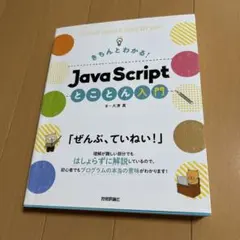 きちんとわかる!JavaScriptとことん入門 大津真 技術評論社のサムネイル