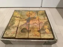 mertens-kunst ドイツ製 木製6面キューブパズル 絵あわせ　つみき