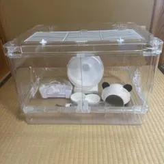 ハムスター用ケージ 透明飼育ケース 飼育セット