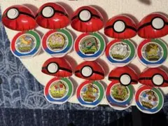 ポケパーク カントー ポケモンピンバッジ 5点＋＋モンスターボール＋袋セット ポケパーク カントー ポケモンピンバッジ 5点＋＋モンスターボール＋袋