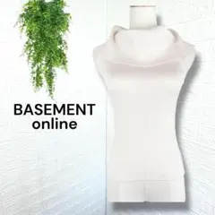 5288【BASEMENT online】ノースリーブリブニット オフショルのサムネイル