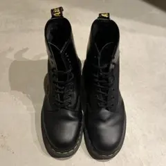 ブラックレザー ハイカットブーツ