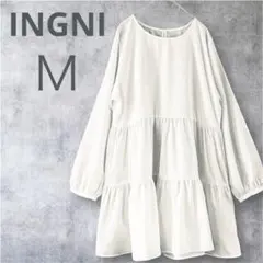 美品・INGNI イング ティアード チュニック ブラウス M レイヤード 清楚