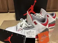 NIKE AIR JORDAN3 RETRO FIRE RED 27.5㎝