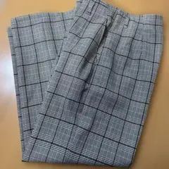 GU チェック柄パンツ Mサイズ