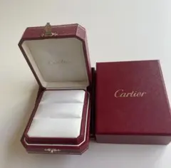Cartier レッドレザー指輪ケース　カルティエ　箱のみのサムネイル