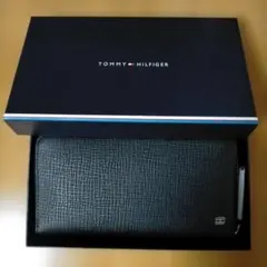 TOMMY HILFIGER ラウンドファスナー長財布 ブラック ２７５００円品