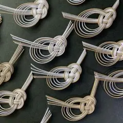 【和婚。❀】ベージュ 水引 12個 №1201