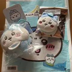 Chiikawa Baby マスコット ＆ おかおバッジ ＆ カード【ハチワレ】