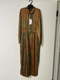 【新品_60%OFF】RADIATE/ストライプオールインワン