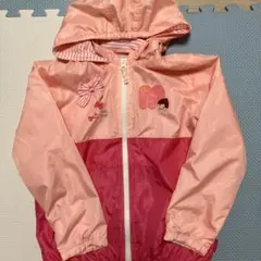 ピンクフード付きジャケット