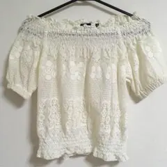 【CECIL McBEE】レーストップス  オフショル◎ 美品