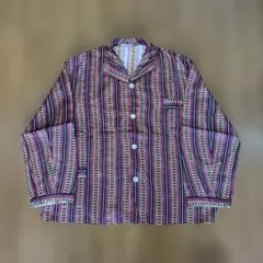 K*K様 ユーロ　ヴィンテージ　良配色　パジャマシャツ　ストライプ