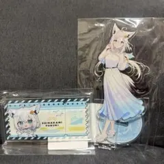 白上フブキ アクリルスタンド　アクリルキーホルダー　DMMスクラッチ　ホロライブ