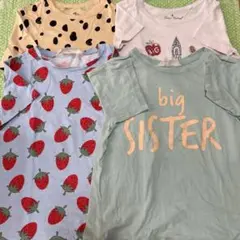 【4点セット】H&M キッズ　半袖カットソー　Tシャツ