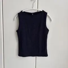 UNIQLO ユニクロ　シャーリングボートネックT