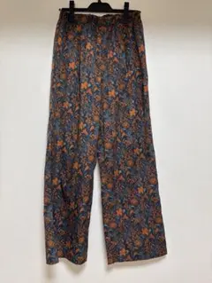 URBAN RESEARCH DOORS 花柄 ワイドパンツ M