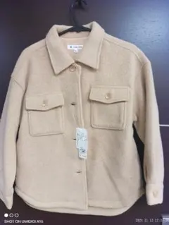 グローバルワーク　ベージュ ウールコートXL　ジャケット 120〜130
