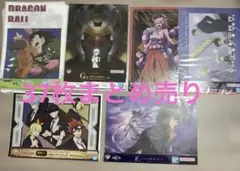 이치방쿠지 ドラゴンボール、エヴァンゲリオン、 원피스 等ポスター類 6種まとめ売