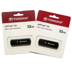 Transcend USBメモリ 32GB TS32GJF700 2個