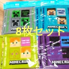 【最安値】アサヒ飲料　マインクラフト　ハンドタオル　全4種類　8枚セット　即日