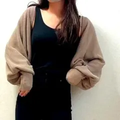 新品　L’espoirボレロ春カーディガン/L