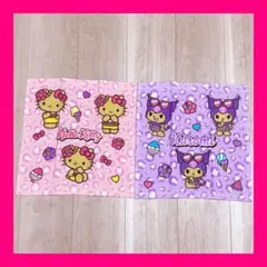 【激レア】【数量限定】サンリオ 日焼けキティ・クロミ ハンドタオル2枚セット