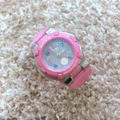 【美品】CASIO Baby-G カシオ　ベビージー　ソーラー　ピンク