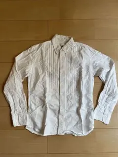 Sonny Label サニーレーベル　コットン白シャツ　フリルシャツ　Sサイズ