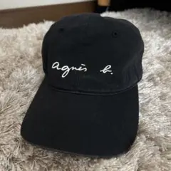 agnès b. 黒 キャップ