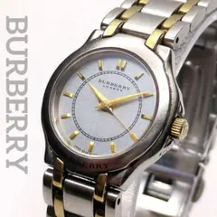 美品・稼働品】バーバリー BURBERRY ソーラー 腕時計 デイト コンビ 