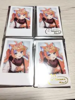 猫屋敷美紅 ランダムチェキ風カード 今宵、××と夢を見る。 よいゆめ4枚セット