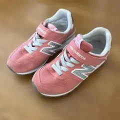子供靴　女の子　ニューバランス　　17.0 ピンク