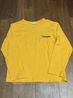 チャンピオン 長袖カットソー 140 黄色