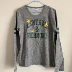 ships メンズ カットソー ロゴ グレー S 綿100% 長袖