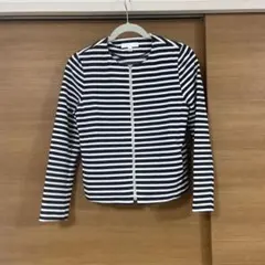 ノーカラー ブルゾン