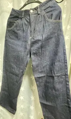 【美品】CPCM シーピーシーエム ワイドデニムパンツ インディゴ Mのサムネイル
