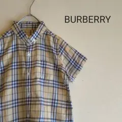 BURBERRY children 半袖 チェックシャツ