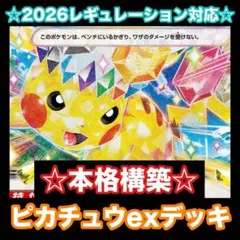 ☆本格構築☆ピカチュウexデッキ【構築済みデッキ】