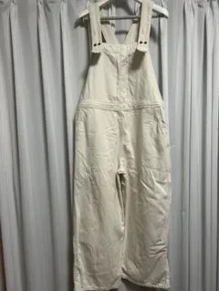 samansa Mos2 オーバーオール アイボリー