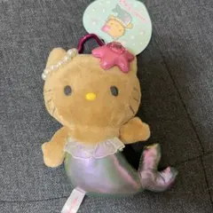 ハローキティ ファンタジーマスコットキーホルダー マーメイド　日焼け グリーン