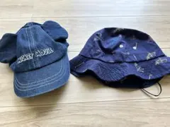 ミッキーマウスキャップとハット 52cm 2個セット