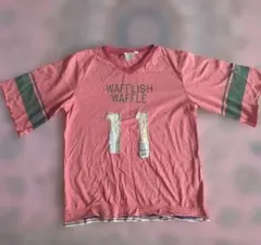 WAFFLISH WAFFLE 赤 Tシャツ 2XTのサムネイル