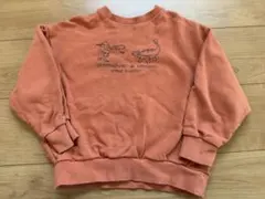 ブリーズ　恐竜オレンジ トレーナー120