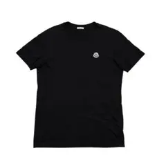 最後の1着！ MONCLER ロゴワッペン クルーネックTシャツ ブラック L 