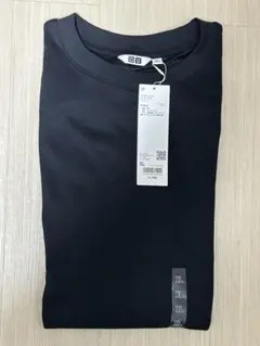 UNIQLO UエアリズムコットンオーバーサイズTシャツ XL 09 Black