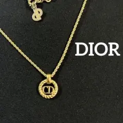 D*プ様 Christian Dior ディオール ネックレス CDロゴ ゴール - メルカリ