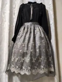 axes famme ブラウス　スカート　2点セット　ガーリー　ロリータ